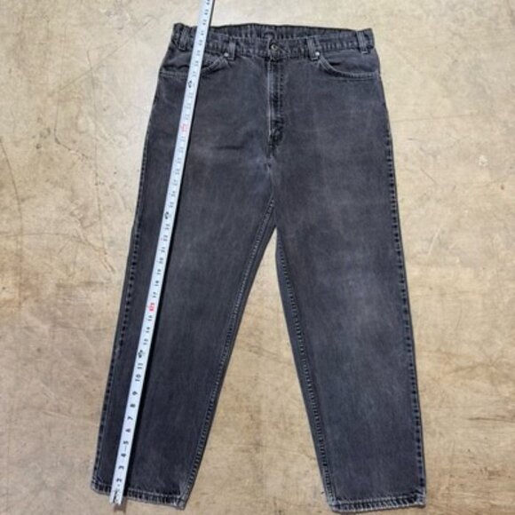 Vintage 90s Levi’s White Tab Taper Fit Made USA Denim Jeans 36 X 30 Stone Wash - Picture 11 of 12